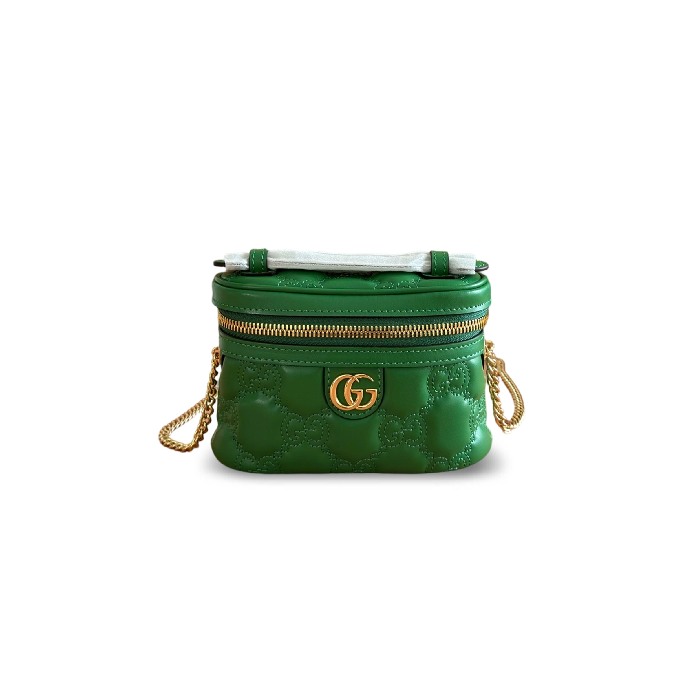 GUCCI GG MATELASSÉ TOP HANDLE MINI BAG 723770 (16*10.5*5cm)